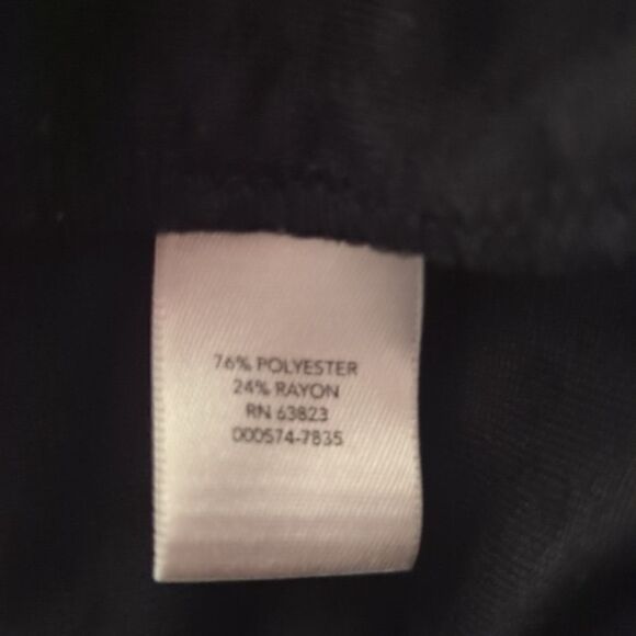 Christopher and Banks Black Swiss Blouse - Picture 6 of 6